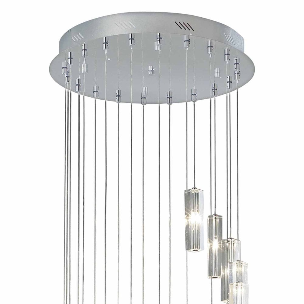 GALILEO 20lt Cluster LED Pendant Polished Chrome