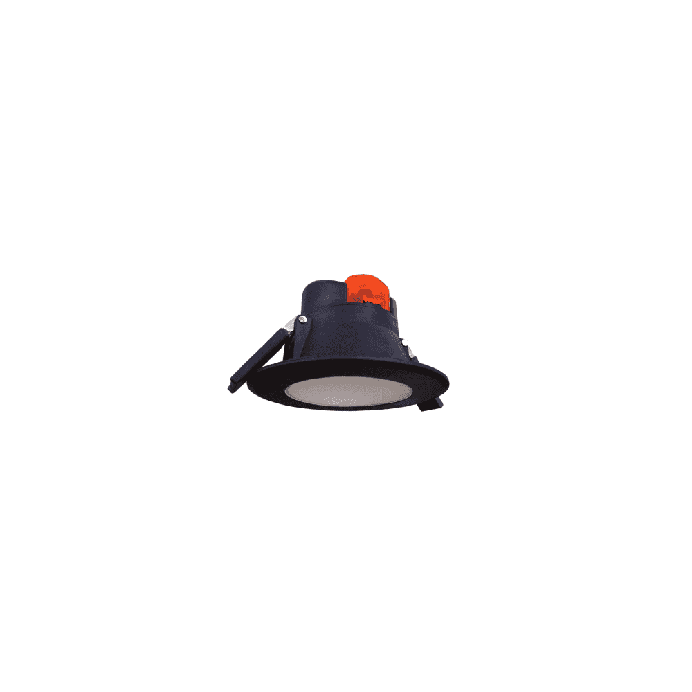 Black Soffit Light Outdoor Downlight 9W LED Fitting (CCT3 Colour Selectable)