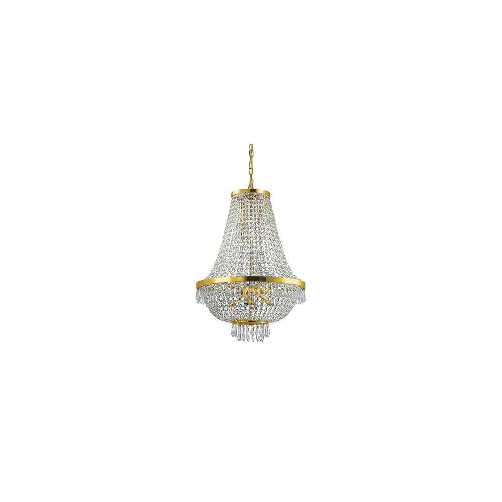 Caesar 12 Bulb Pendant Light Gold