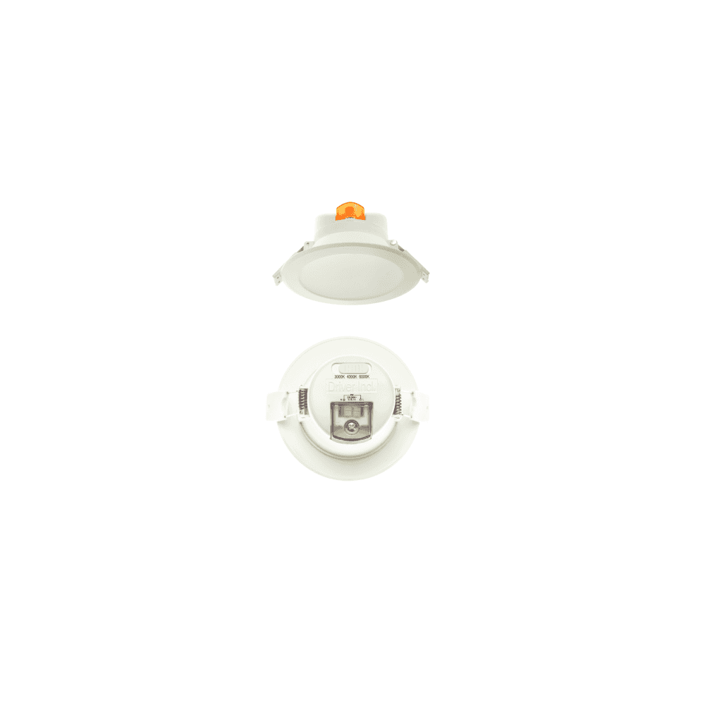 White Soffit Light Outdoor Downlight 9W LED Fitting (CCT3 Colour Selectable)