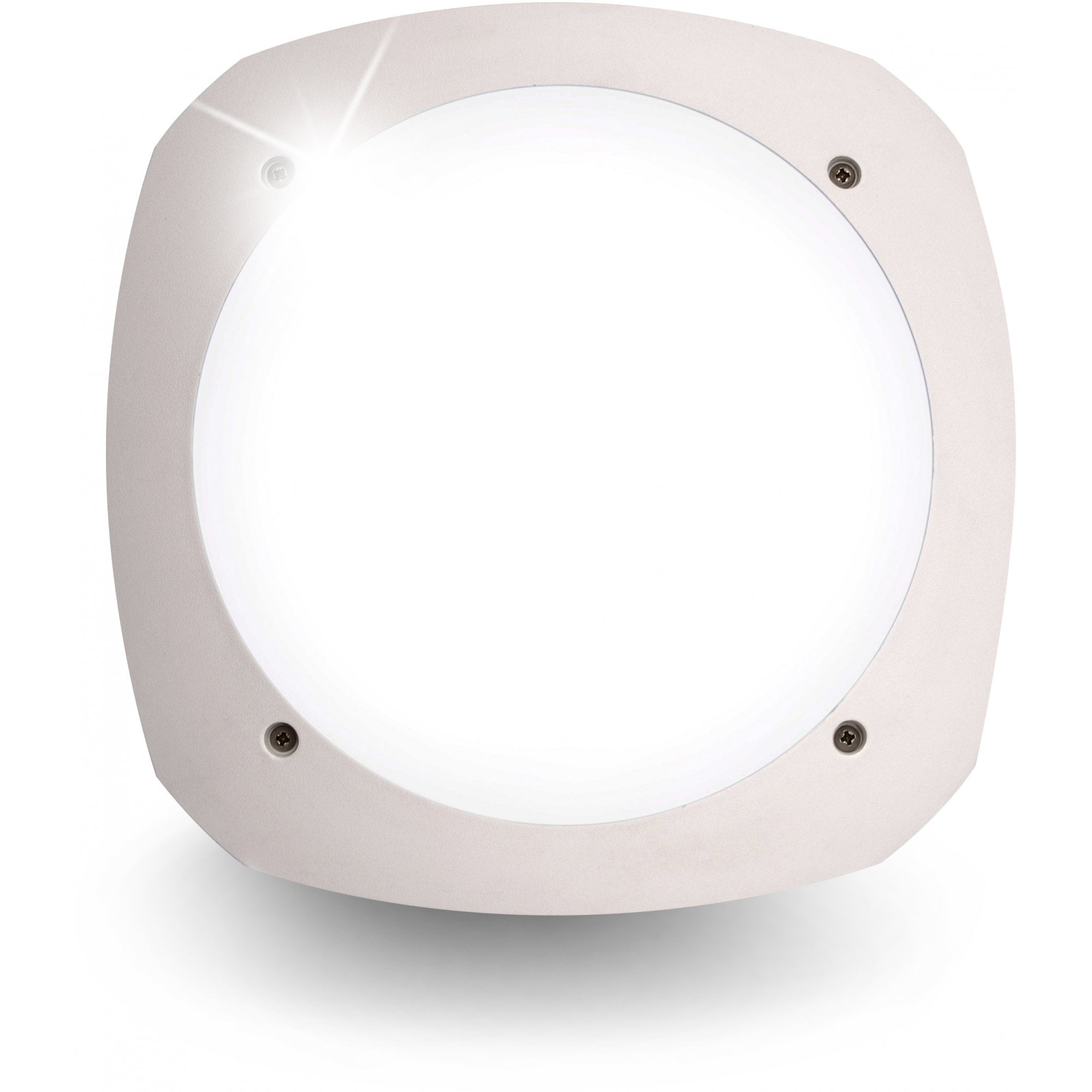 Stucchi 9W 4K LED Sq Emg Bulkhead Cl BackltBk