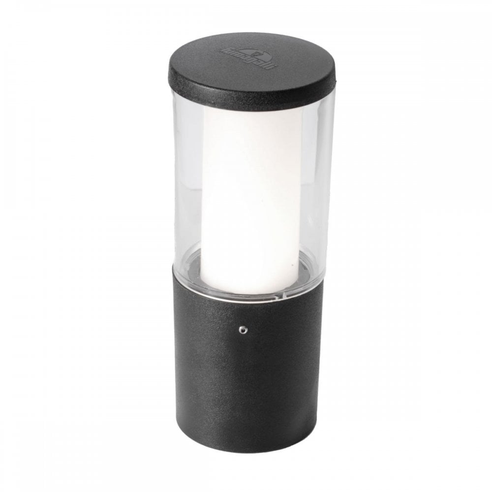 Carlo 250 3.5W 4K GU10 LED Bollard Black Clr