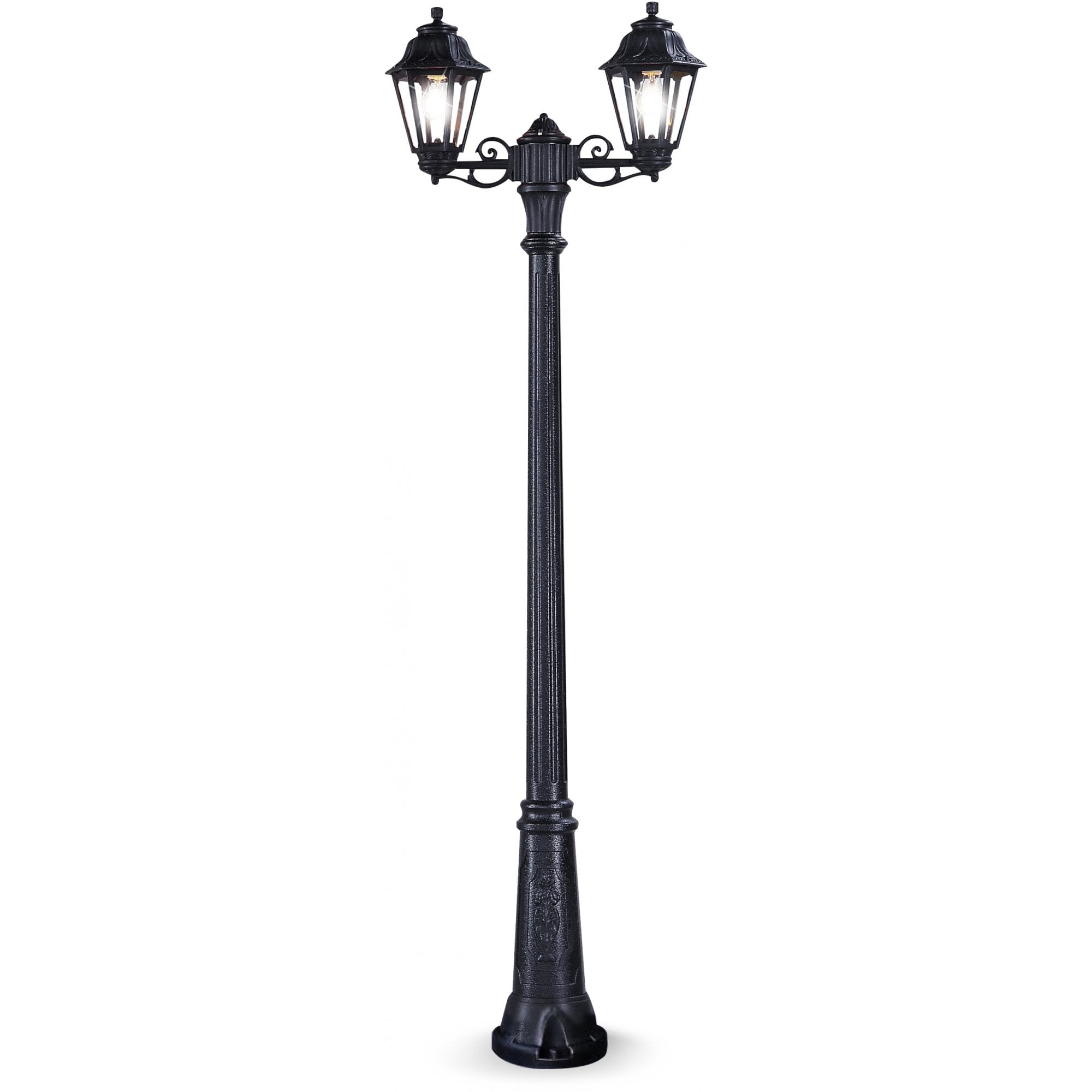 Anna Gigi-Bisso 2x6W LED Twin Head Post Black