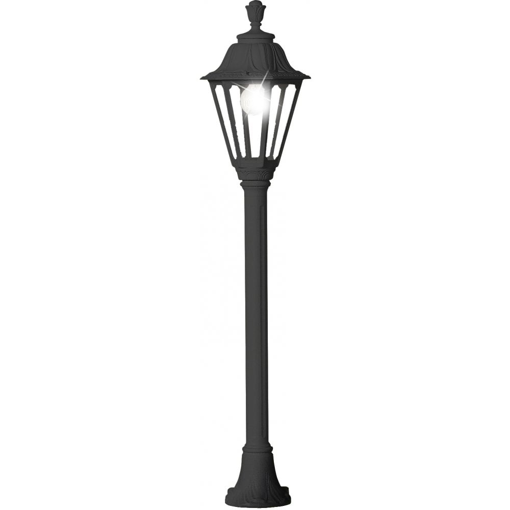 Rut Mizar 6W LED Post Lantern Black