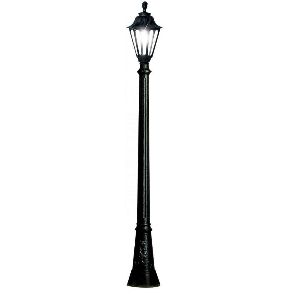 Rut Artu E27 Post Lantern Bk