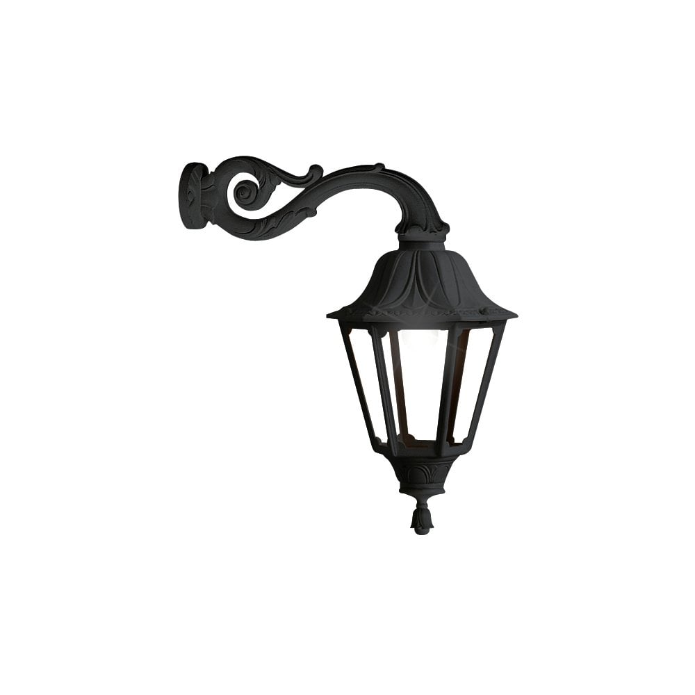 Noemi Adam E27 Wall Lantern Bk