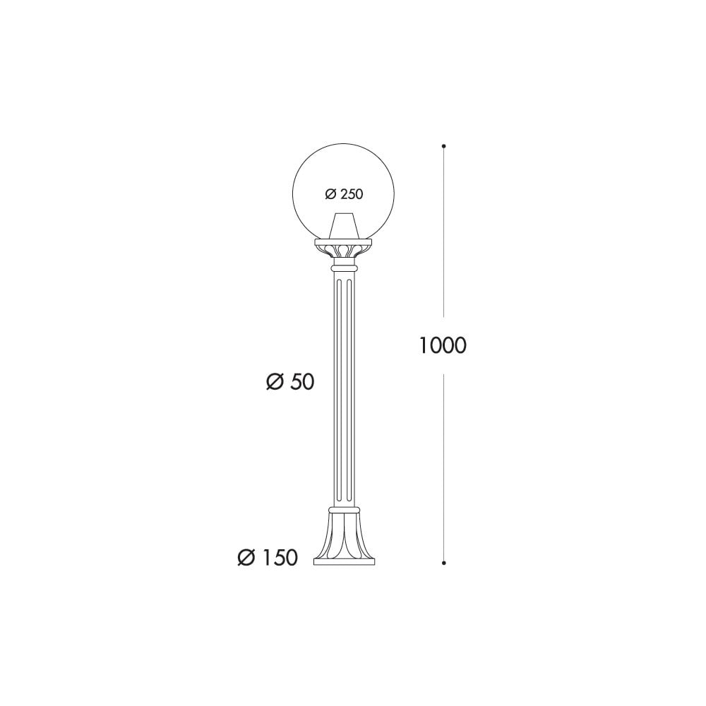 Globe 250 Mizar E27 Clear Post Bk