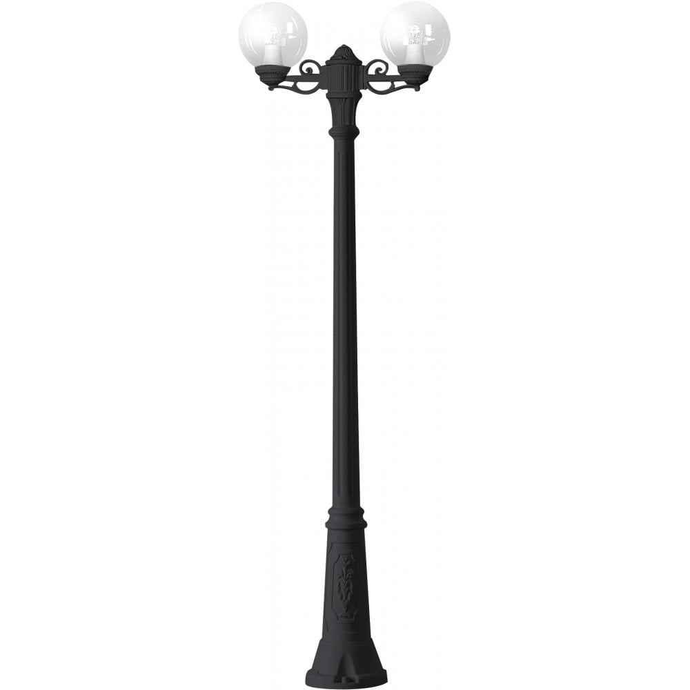 Globe 250 Gigi-Bisso 2x6W 3K LED Twin Head Post Black