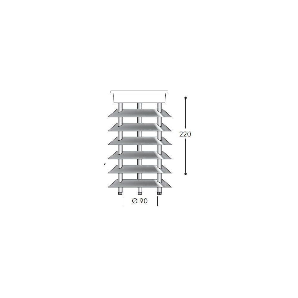 Open Aluminium Louvred Breaklight