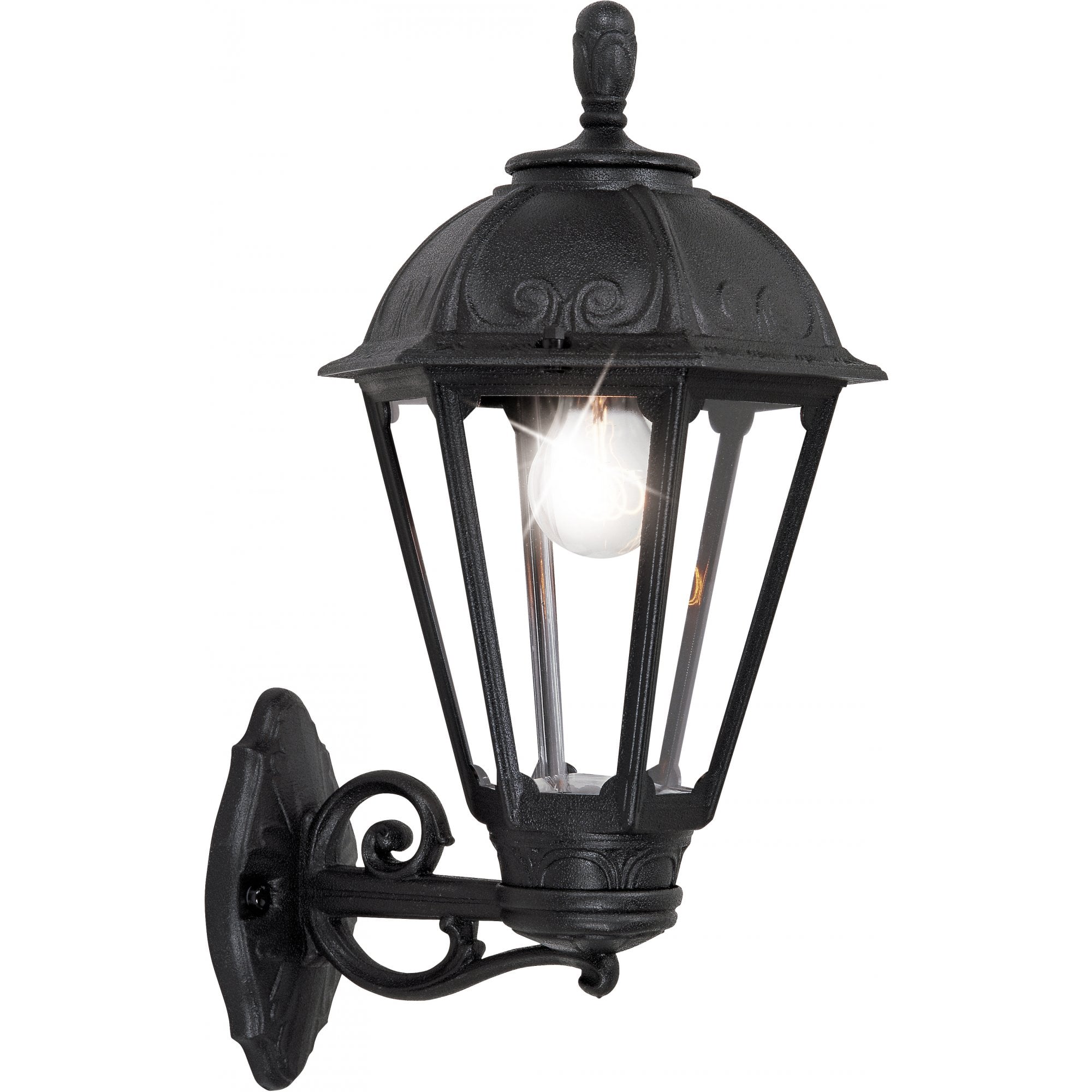 Salem Bisso E27 Wall Lantern Bk