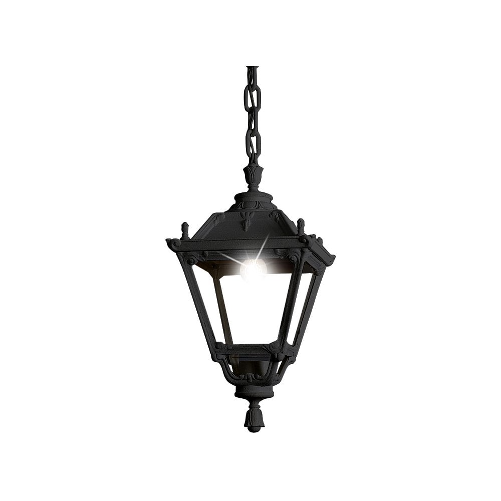 Tobia Sichem E27 Chain Lantern Bk