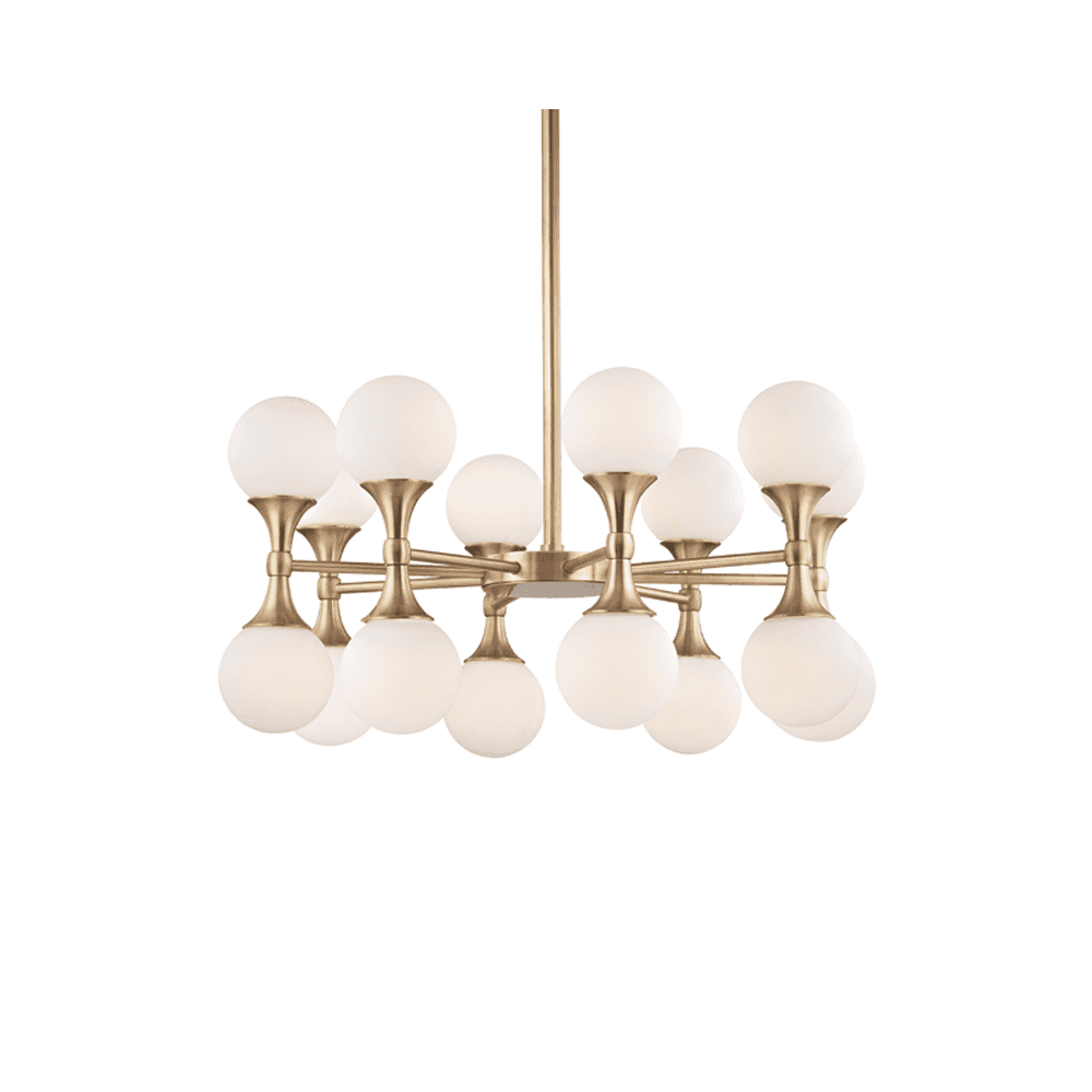 Astoria Aged Brass Chandelier