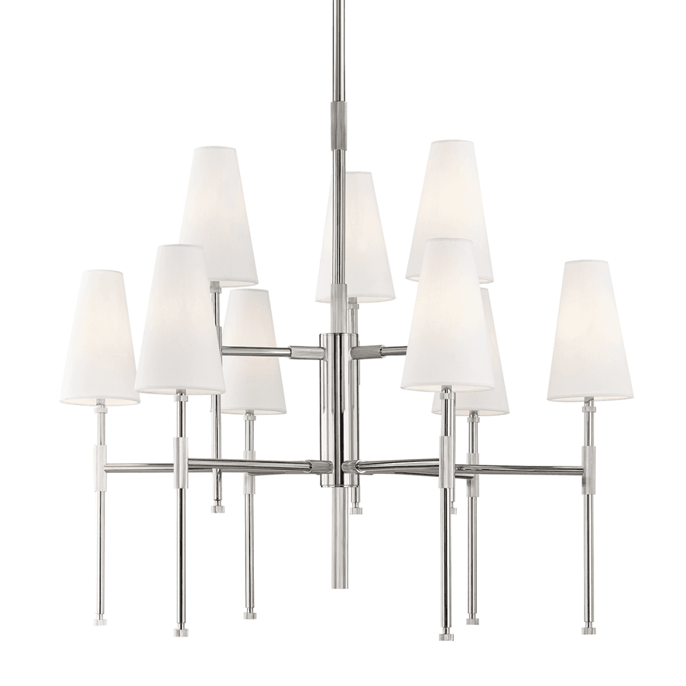 Bowery Polished Nickel Chandelier