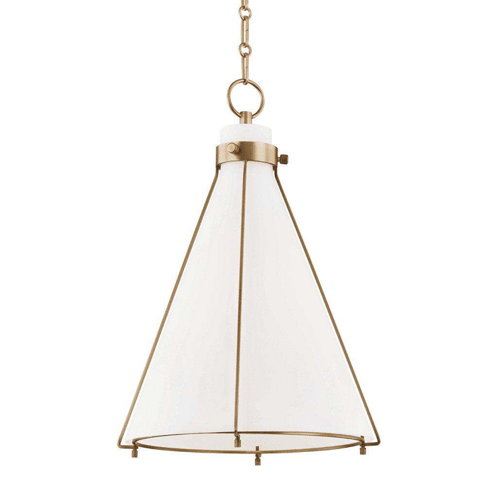 Eldridge Aged Brass Pendant