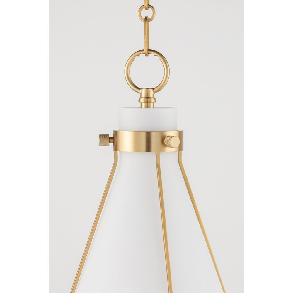 Eldridge Aged Brass Pendant