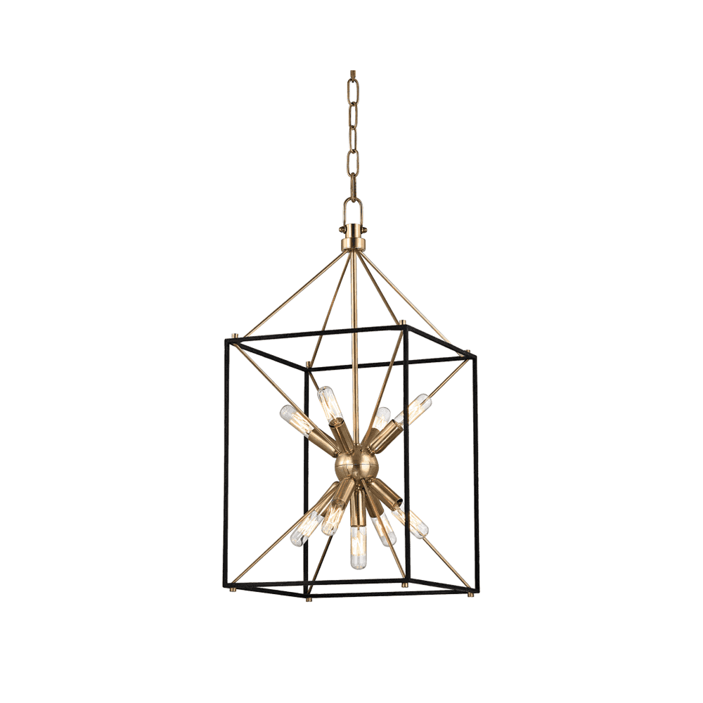 Glendale Aged Brass Pendant