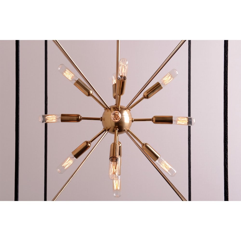 Glendale Aged Brass Pendant