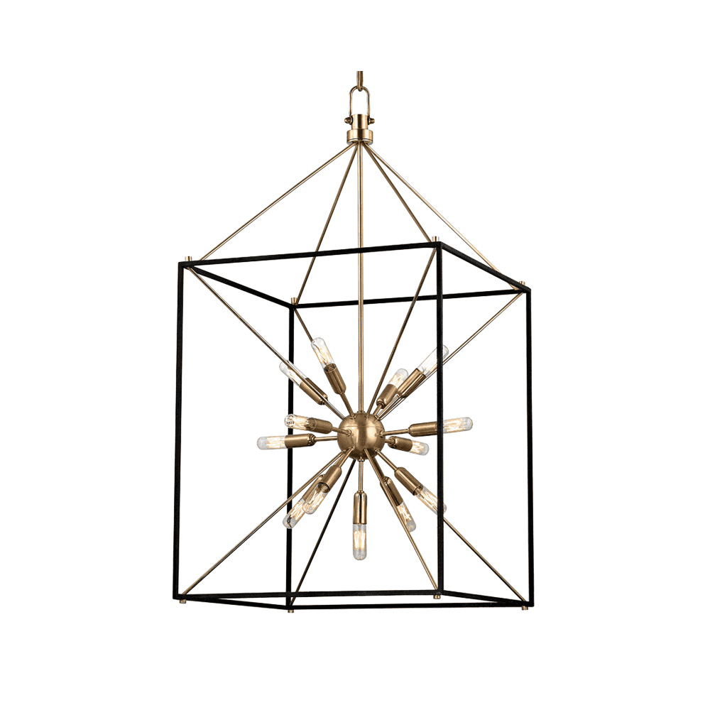 Glendale Aged Brass Chandelier