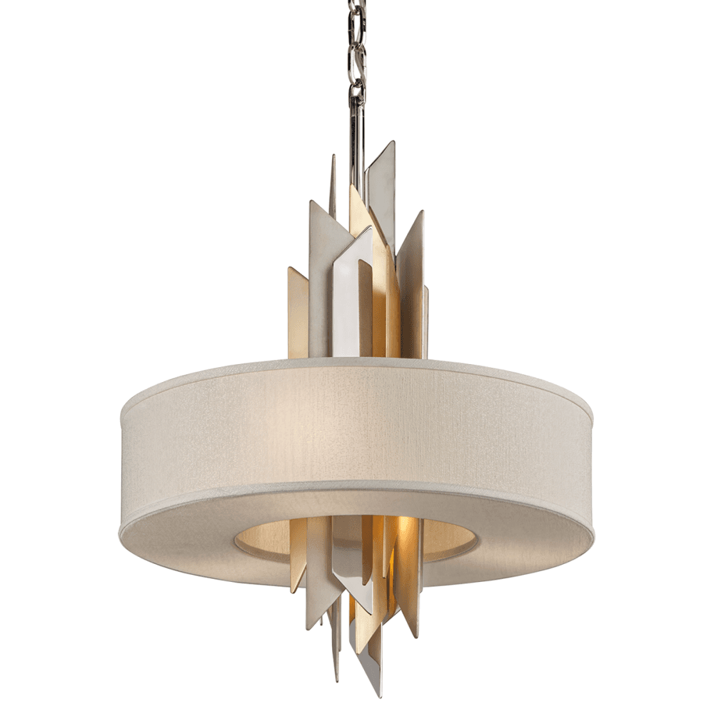Modernist Silver Gold Stainless Steel Ceiling Pendant Light