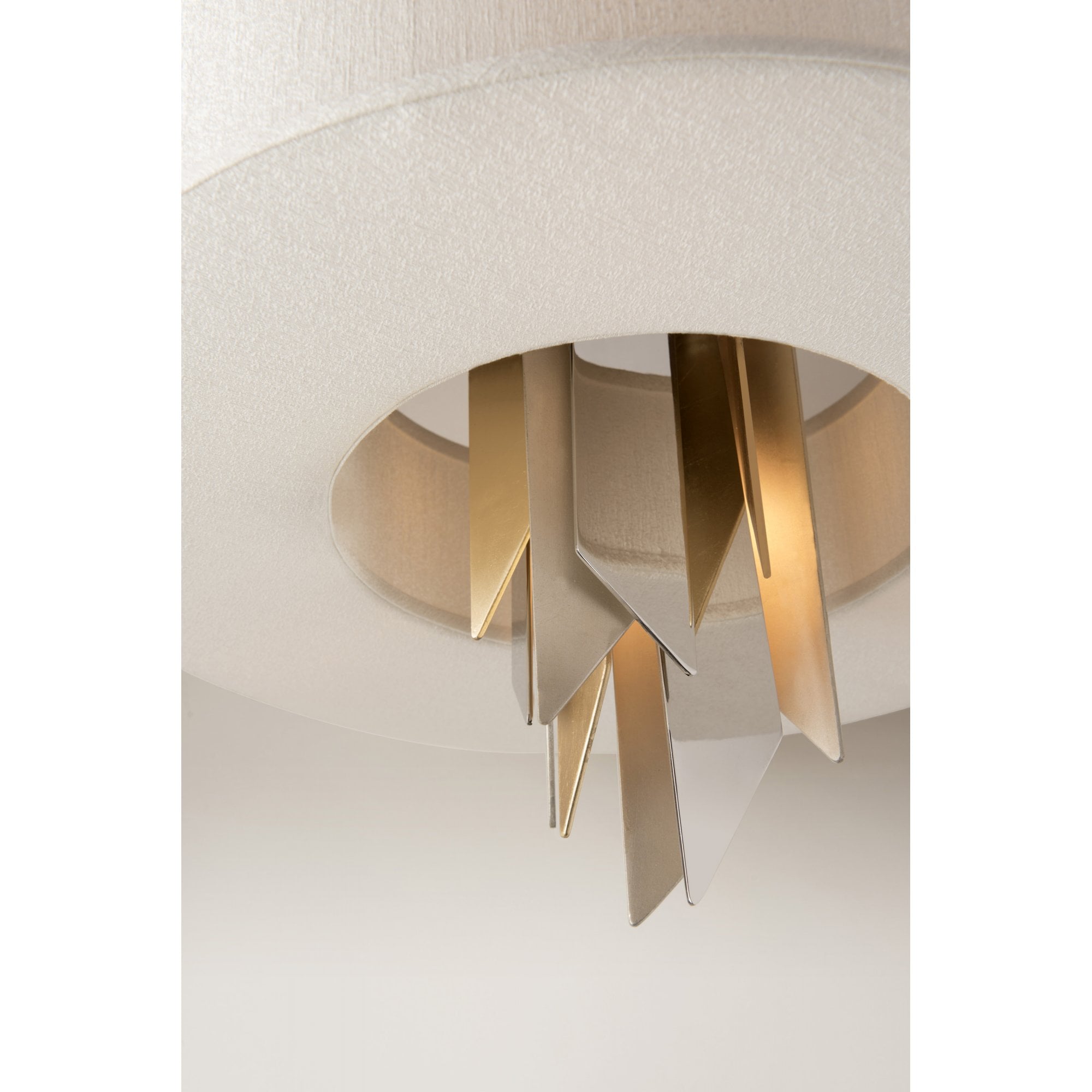 Modernist Silver Gold Stainless Steel Ceiling Pendant Light