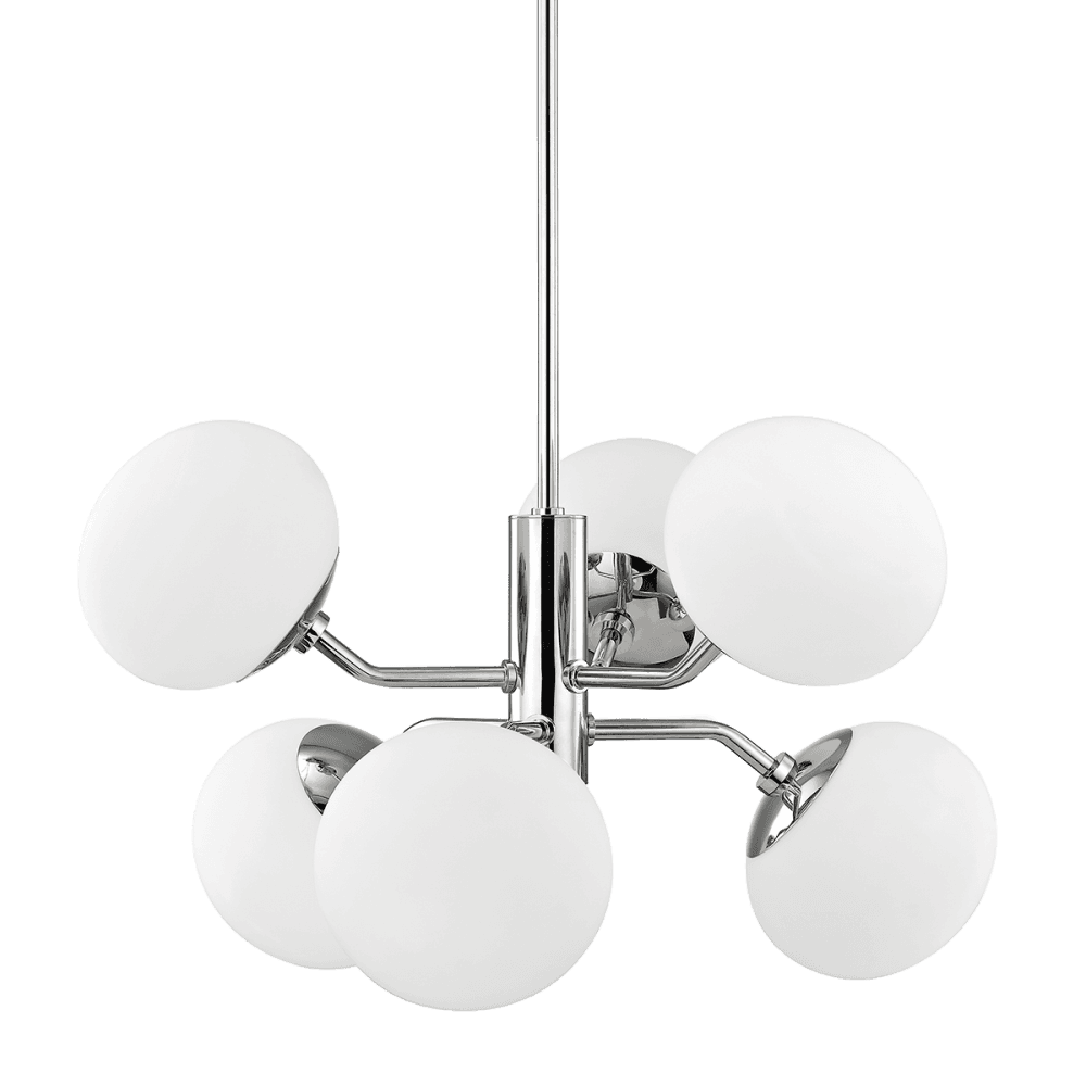 Estee Polished Nickel Chandelier