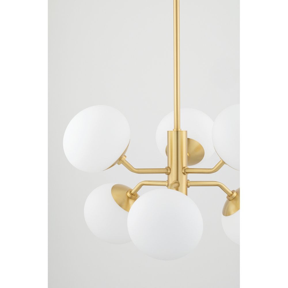 Estee Polished Nickel Chandelier