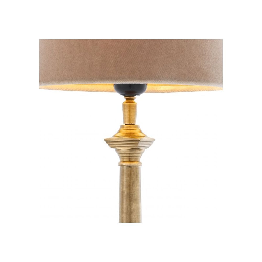 Table Lamp Cologne S, Antique Brass Finish