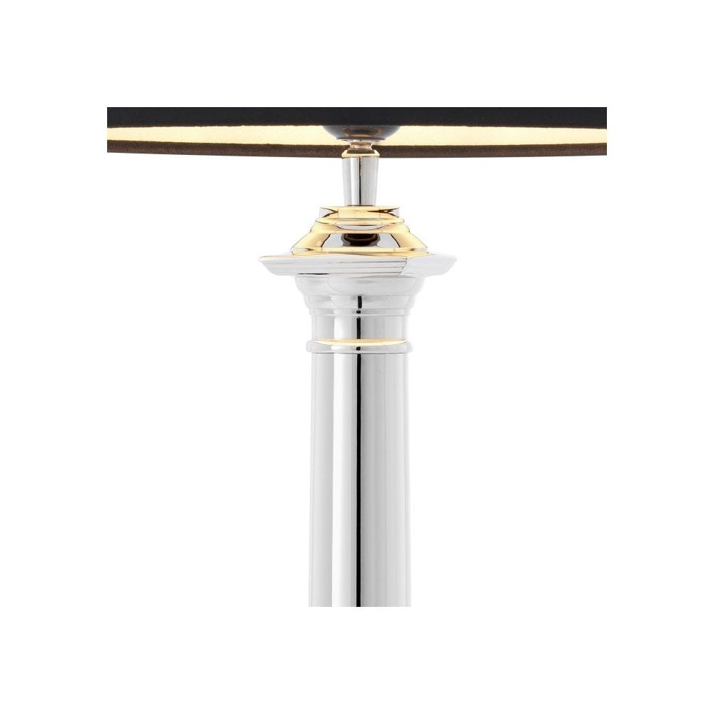 Table Lamp Cologne L, Nickel Finish