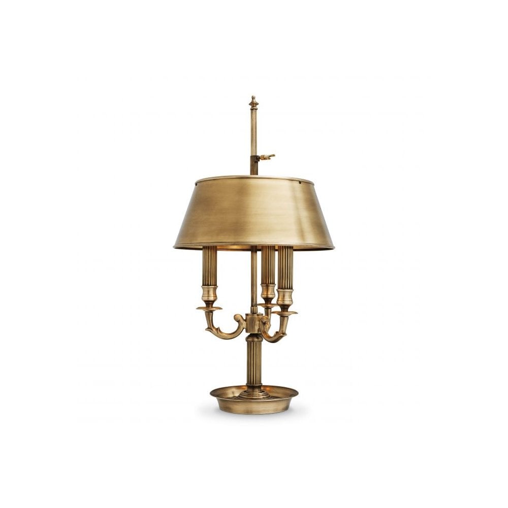 Table Lamp Deauville, Antique Brass Finish