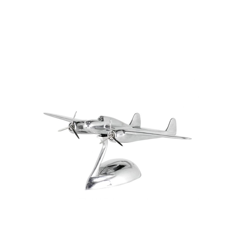 Airplane Fokker Dixieland, Polished Aluminium