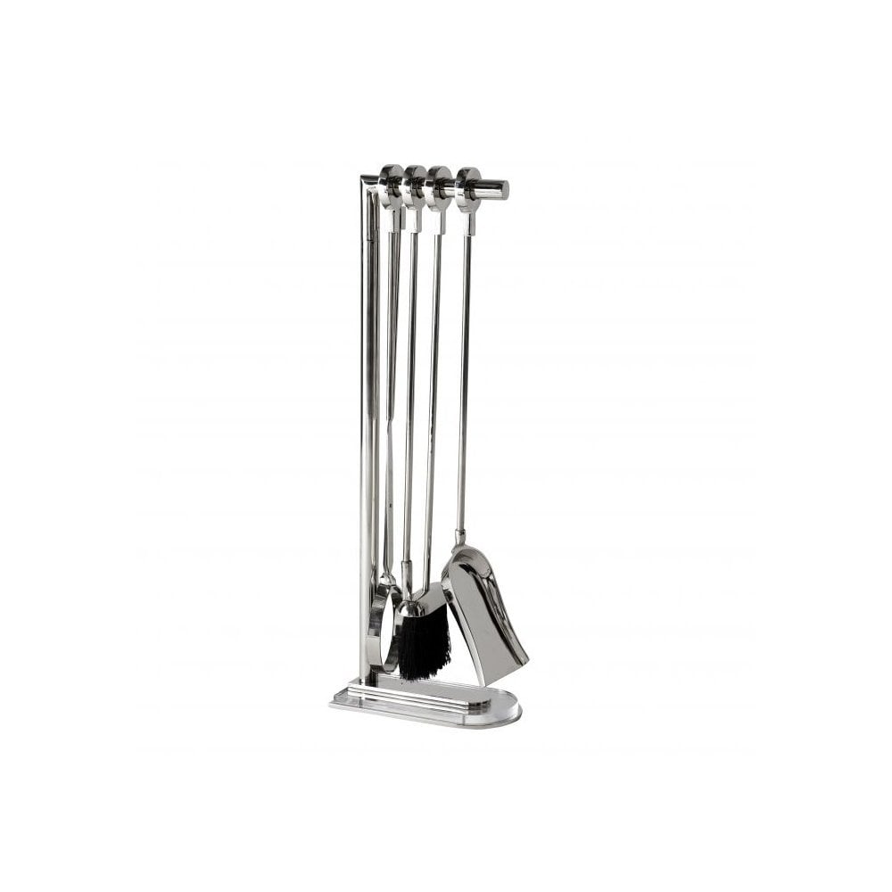 Fire Tools Ennell set of 4, Nickel Finish