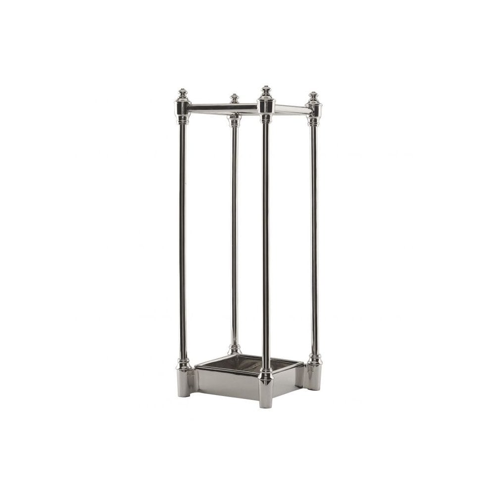 Umbrella Stand Armadale, Nickel Finish, Including Drip Tray