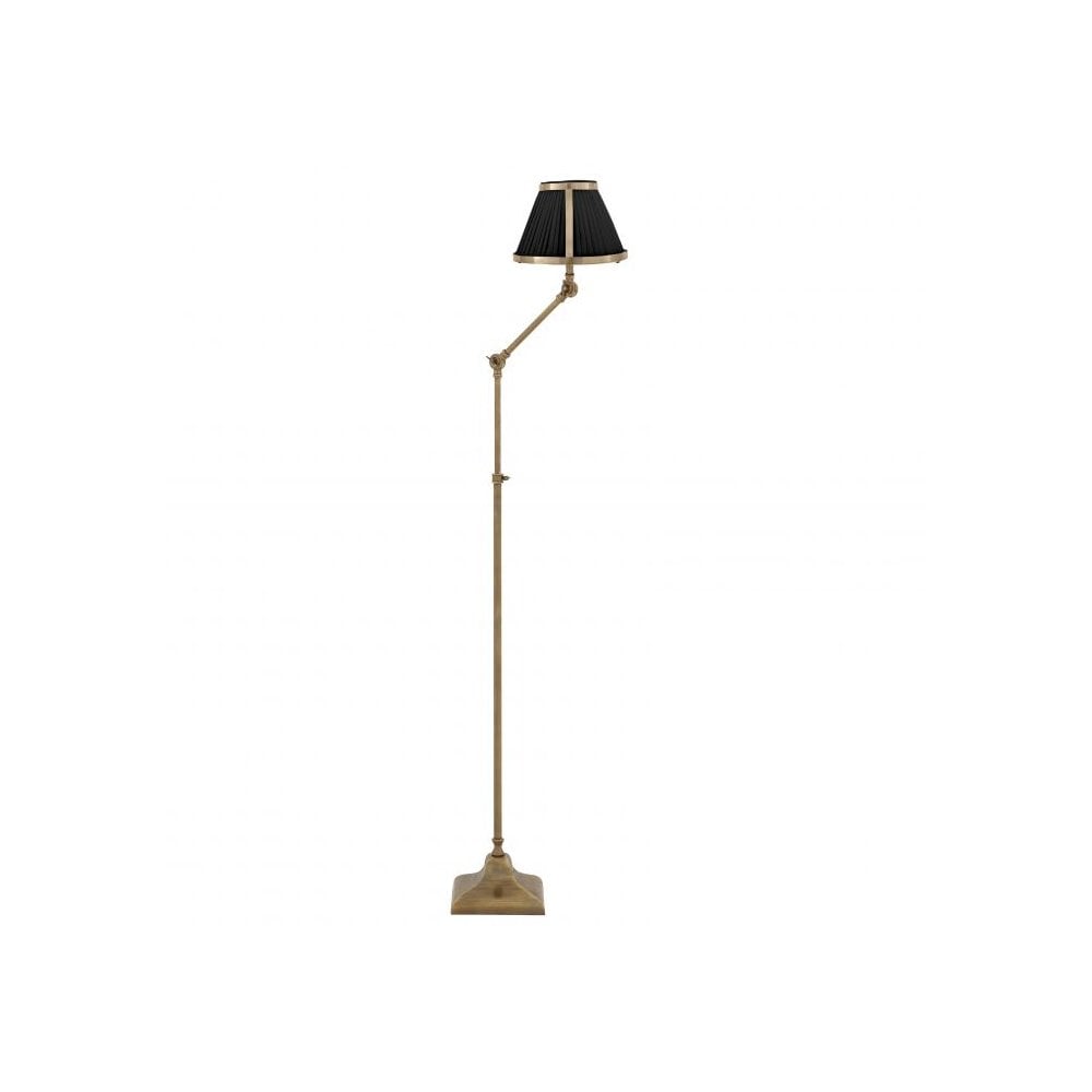 Floor Lamp Brunswick, Antique Brass Finish