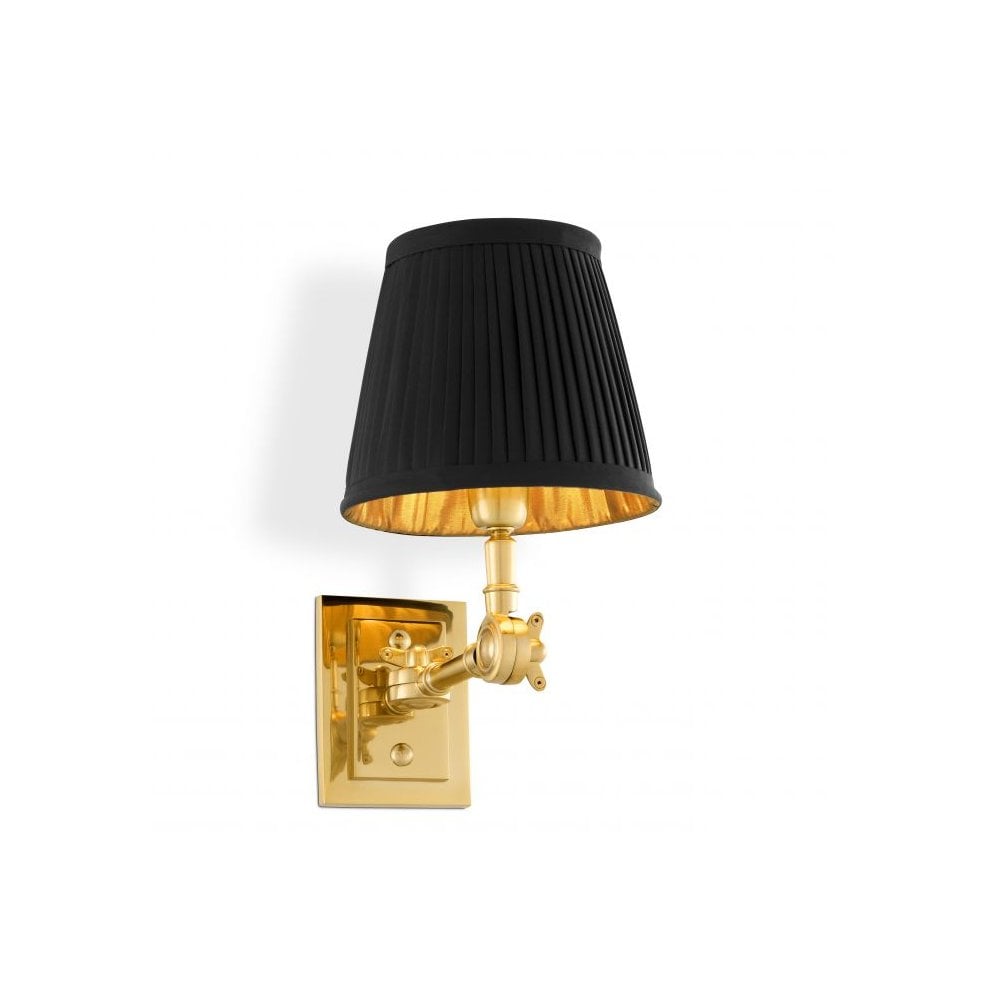 Wall Lamp Wentworth Single, Gold Finish