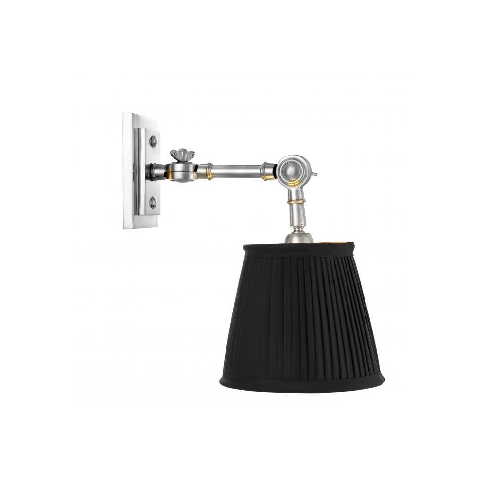 Wall Lamp Wentworth Single, Nickel Finish