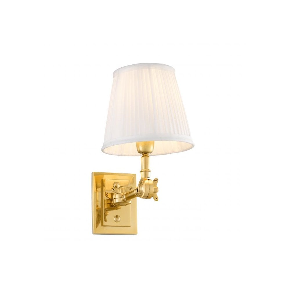 Wall Lamp Wentworth Single, Gold Finish