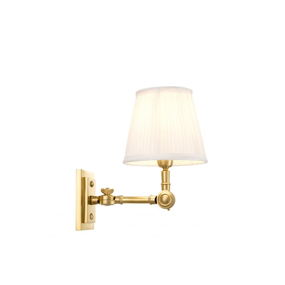 Wall Lamp Wentworth Single, Gold Finish