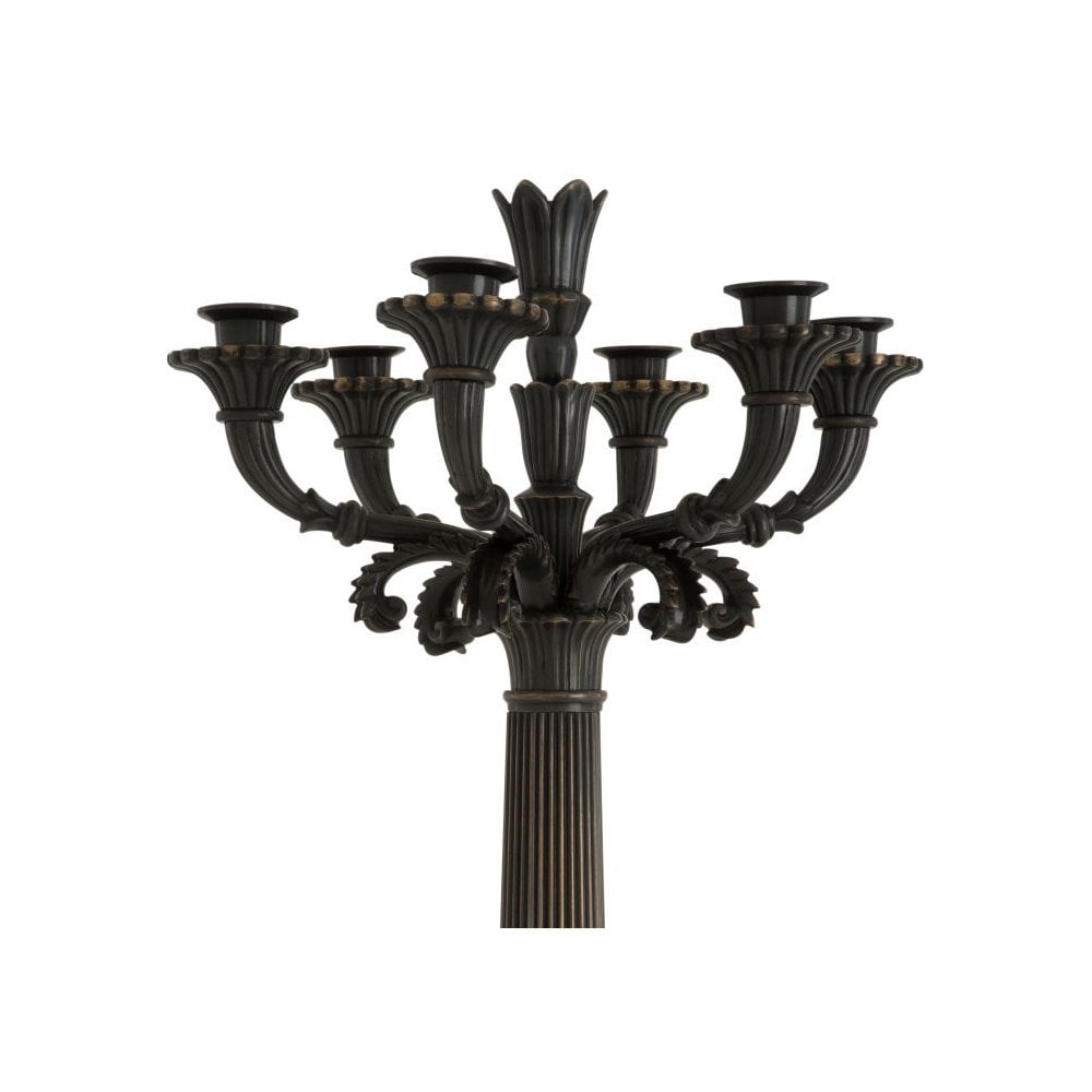 Candle Holder Jefferson, Gunmetal Bronze Finish