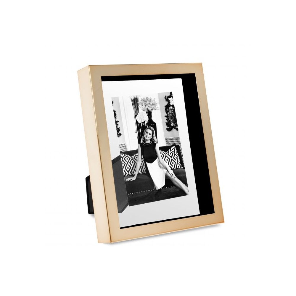 Picture Frame Mulholland S, Rose Gold Finish, Clear Glass