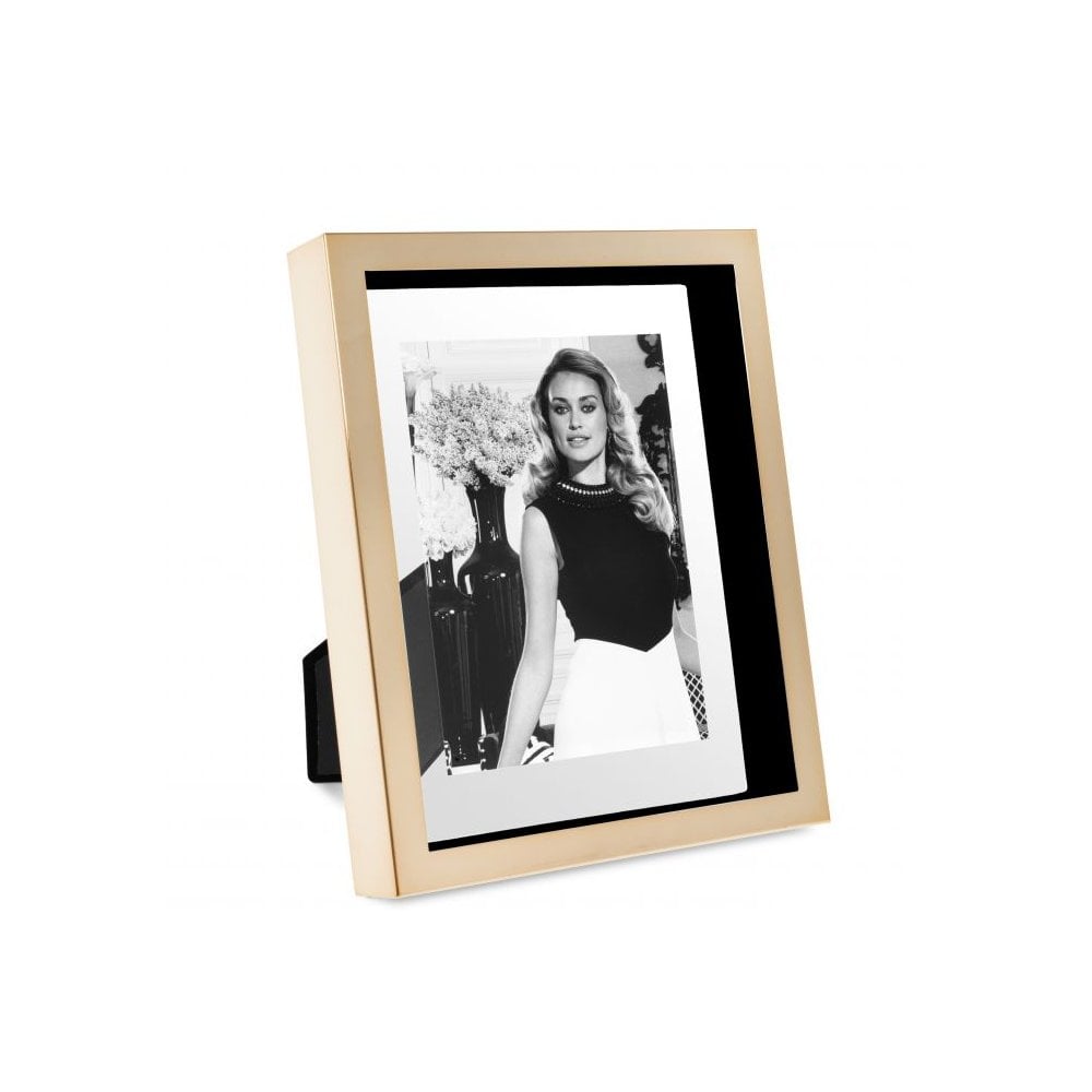 Picture Frame Mulholland L, Rose Gold Finish, Clear Glass