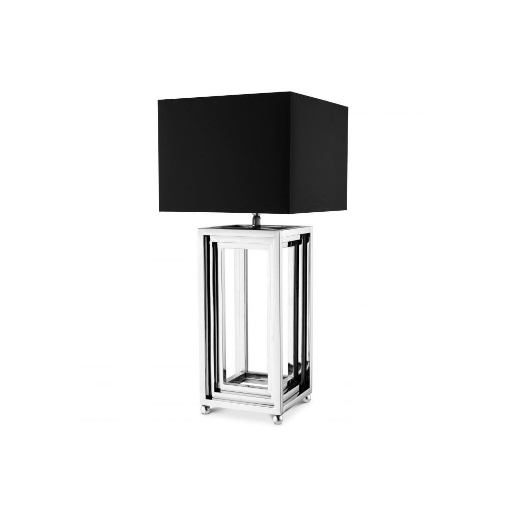 Table Lamp Menaggio, Nickel Finish