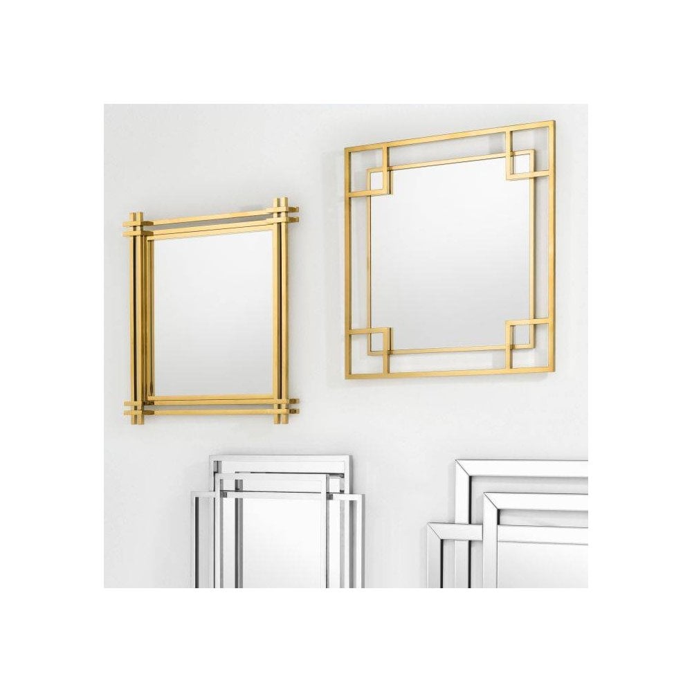 Mirror Morris, Gold Finish