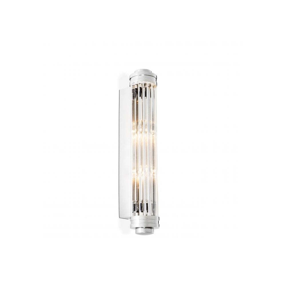 Wall Lamp Gascogne S, Nickel Finish, Clear Glass