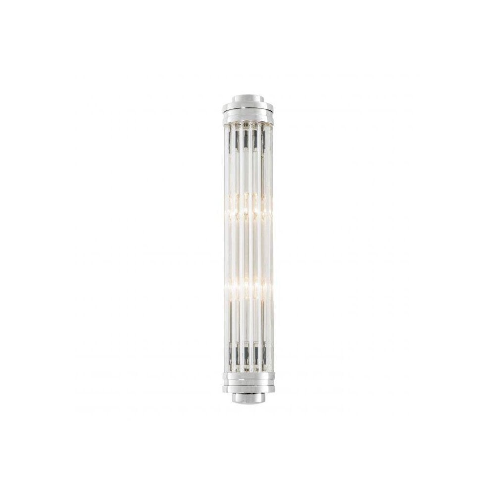 Wall Lamp Gascogne S, Nickel Finish, Clear Glass