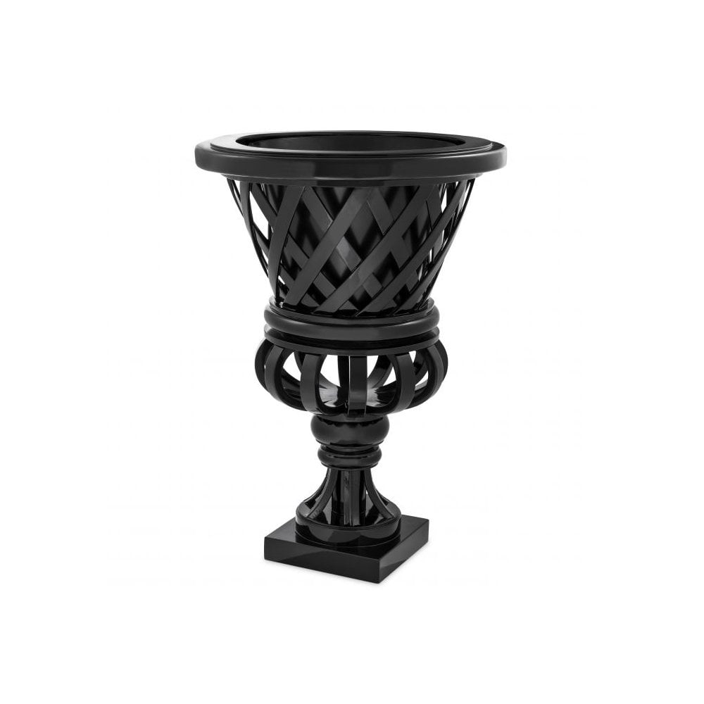 Planter Cypress Gardens, Piano Black Finish