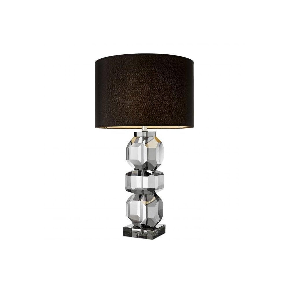 Table Lamp Mornington, Smoke Crystal Glass