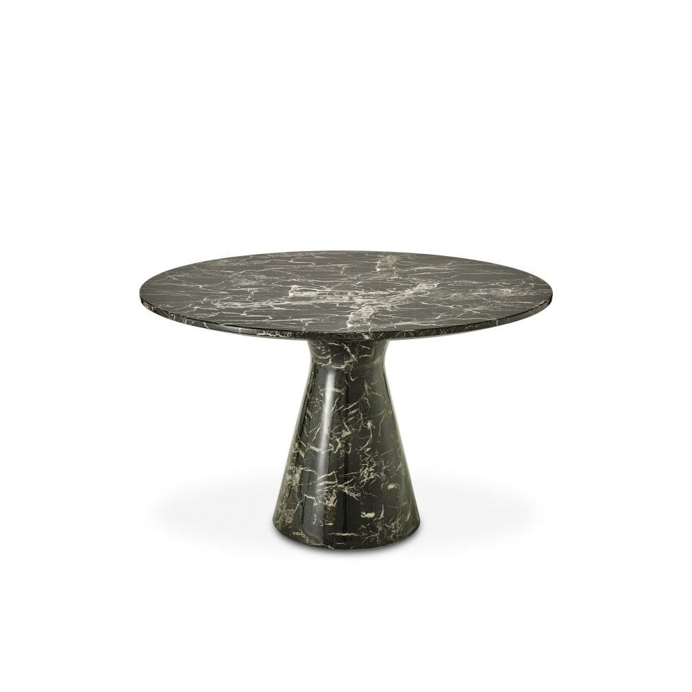 Dining Table Turner, Black Faux Marble