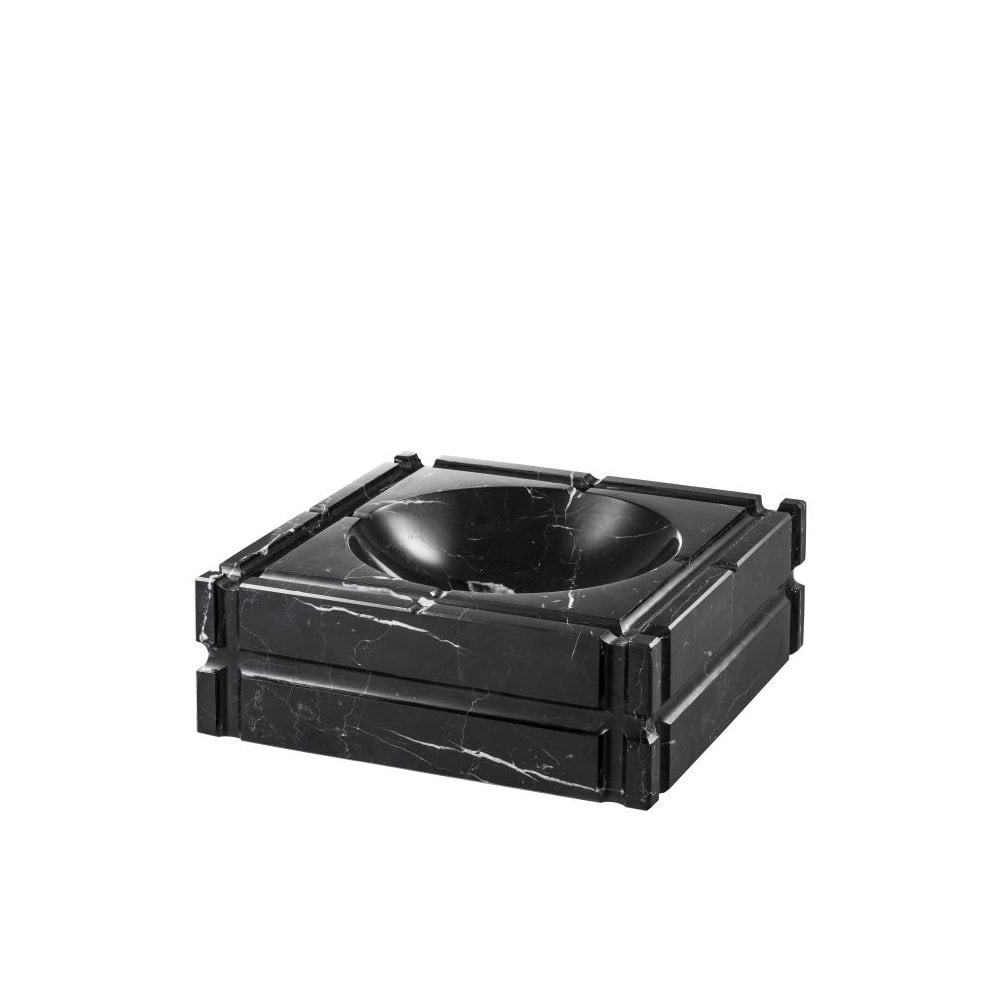 Ashtray Nestor, Black Marble