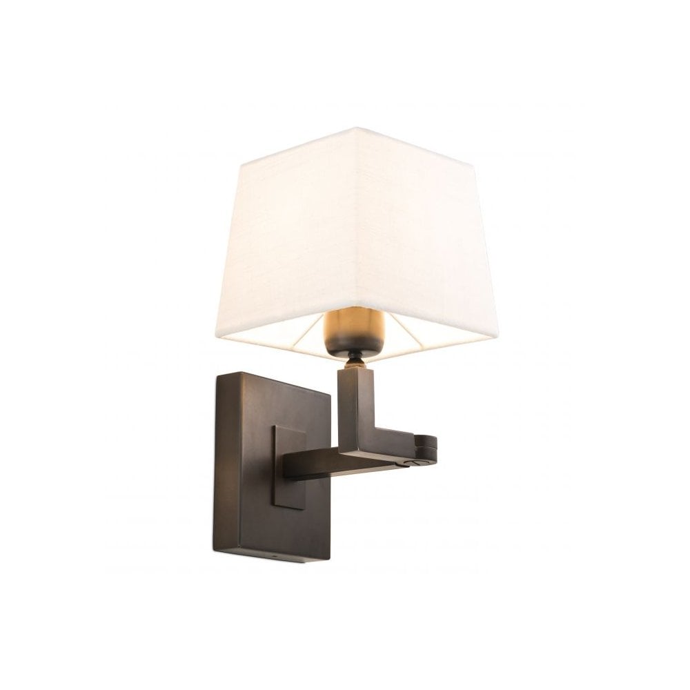 Wall Lamp Cambell, Bronze Finish, Swing Arm