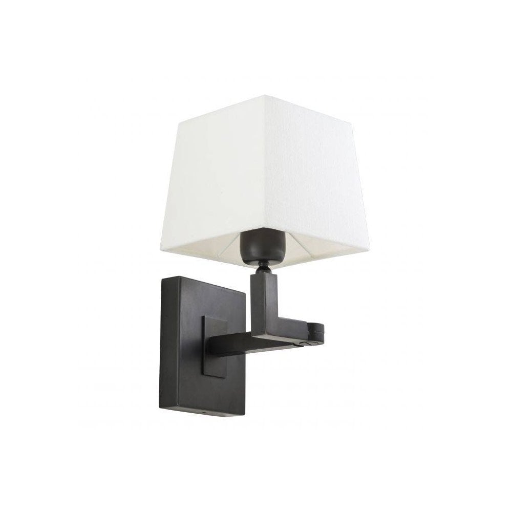 Wall Lamp Cambell, Bronze Finish, Swing Arm